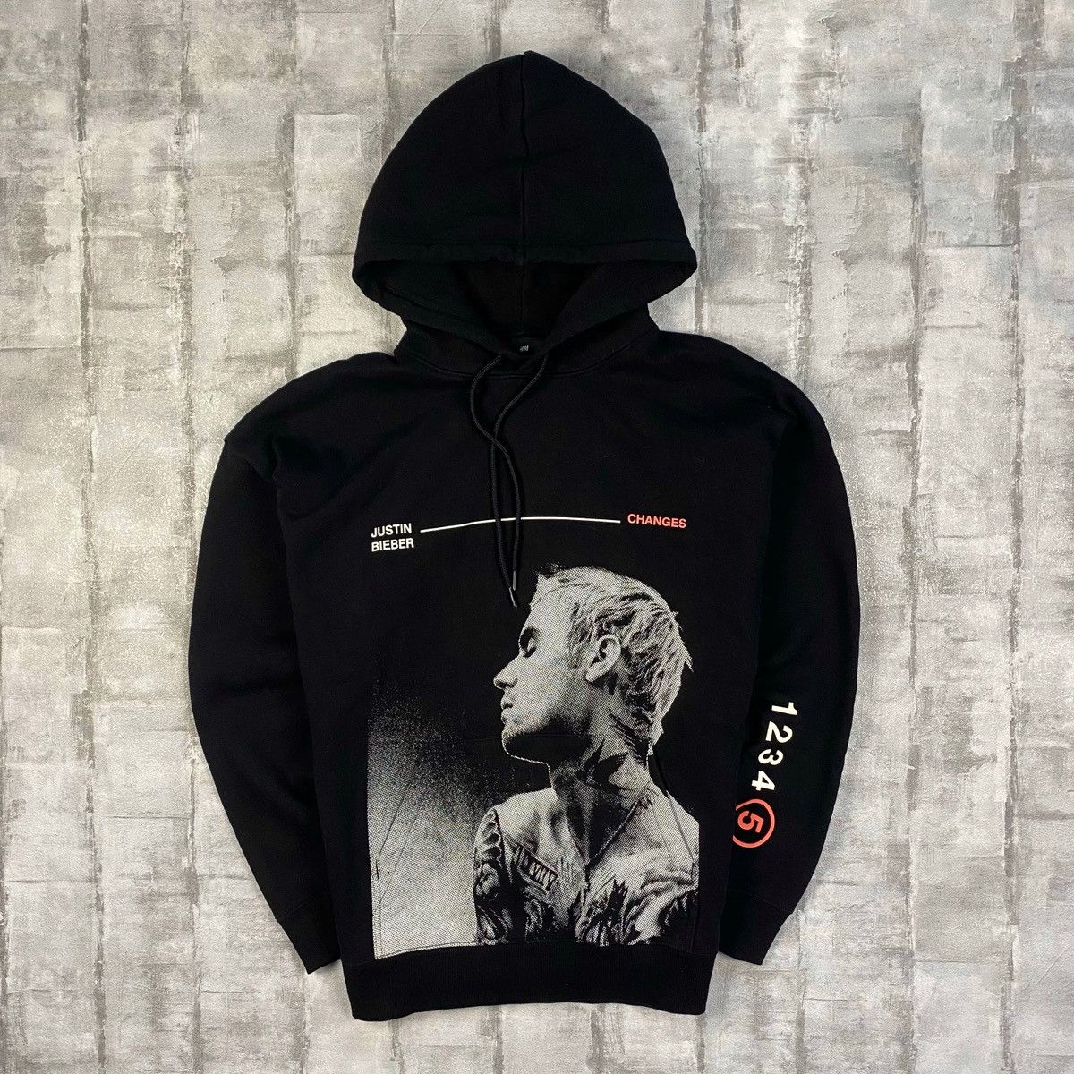 H M H M x Justin Bieber Black Hoodie L Size Grailed