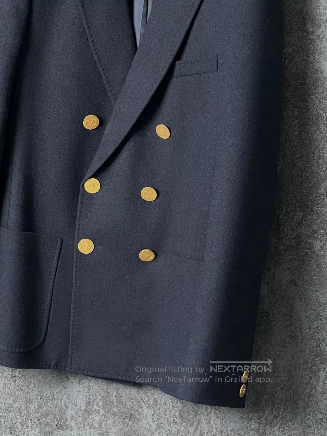 Valentino Valentino Navy Double. Size US S / EU 44-46 / 1 - 4 Thumbnail