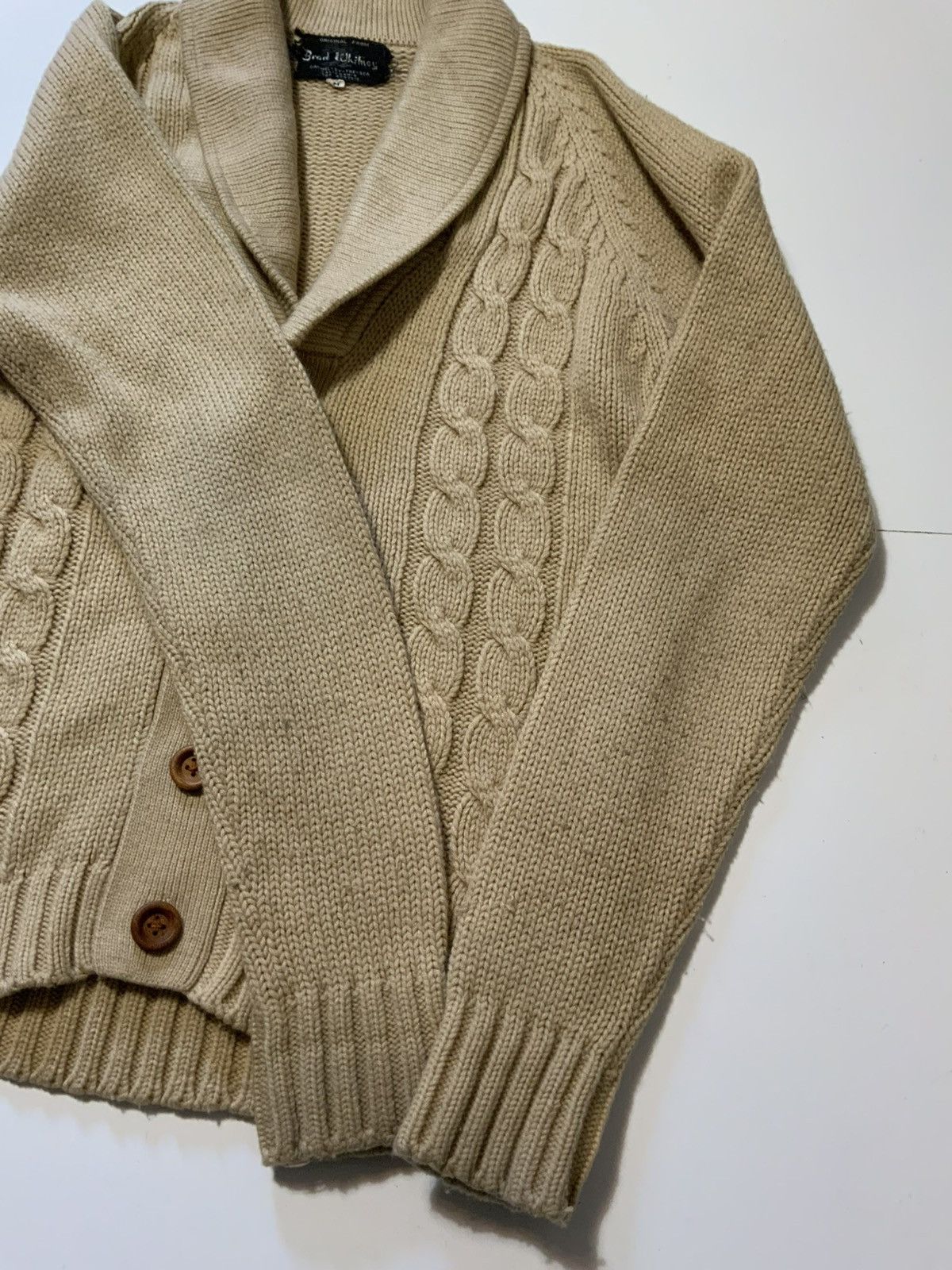 Vintage Vintage 60s 70s Brad Whitney Cableknit Knit Cardigan Sweater Size US M / EU 48-50 / 2 - 6 Thumbnail
