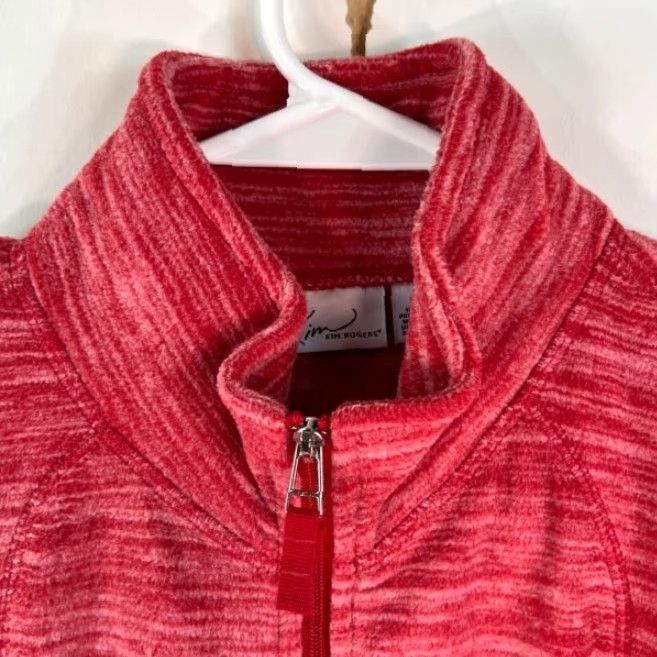 Pinko Kim Rogers Vest Womens M Pink Full Zip Pockets Light Weight Gray Softshell Pocketed Mid-Length Zip Vest Womens Size M / US 6-8 / IT 42-44 - 2 Thumbnail