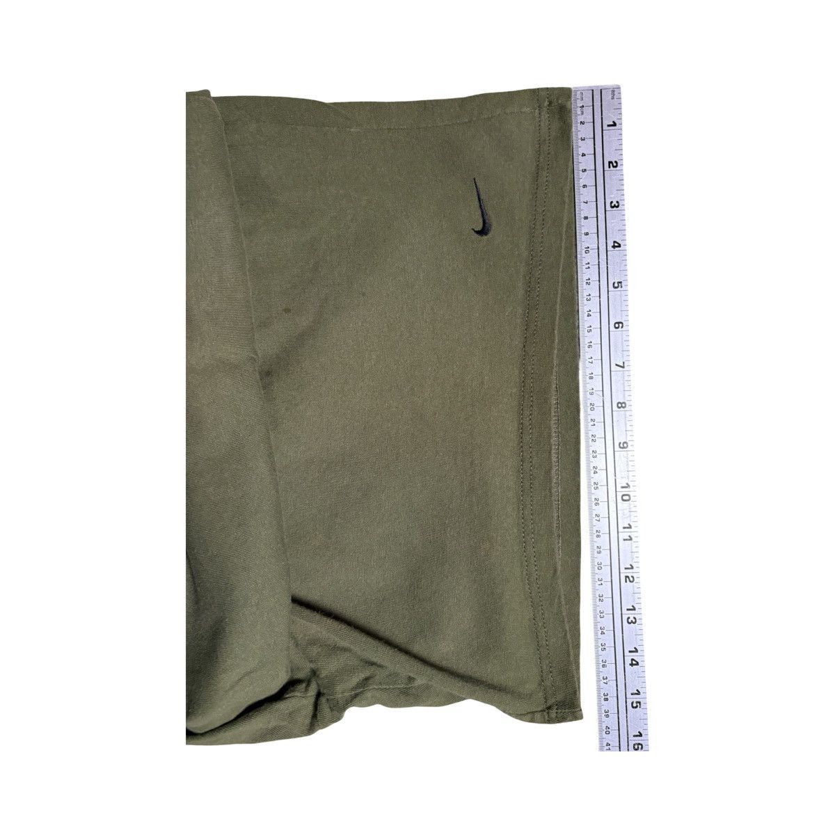 Nike Vintage Y2K Nike Army Green Gym Shorts Cotton Mens XL Size US 32 / EU 48 - 6 Thumbnail