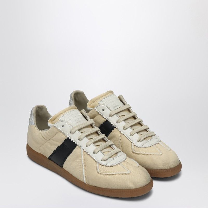 スニーカー MAISON MARGIELA YELLOW/BLACK VINTAGE LOW TOP SNEAKER REPLICA Maison Margiela Maison Margiela Yellow/Black Vintage Low Top