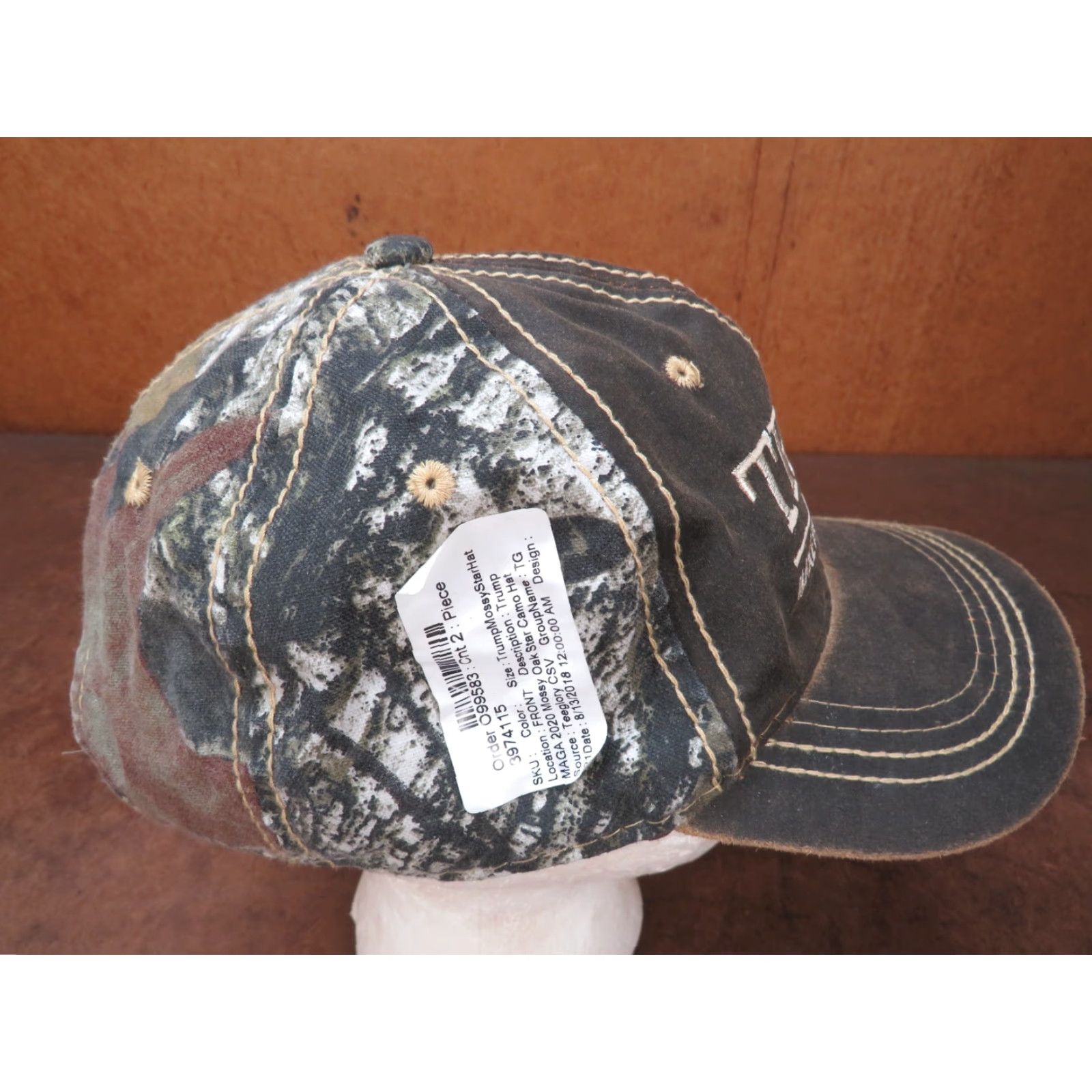 Greats VTG HaT CAP Hat Trucker NWT Make America Great Again Camo Advertising Adjustable Snapback Multi-Color Men/Womens Size ONE SIZE - 4 Thumbnail