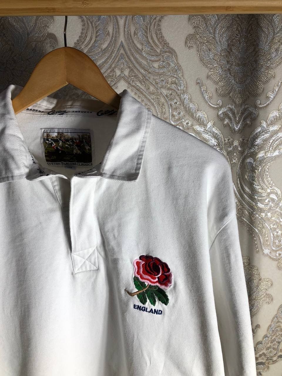 Cotton Traders VINTAGE COTTON TRADERS ENGLAND RETRO RUGBY JERSEY Y2K 90s Size US XL / EU 56 / 4 - 4 Thumbnail
