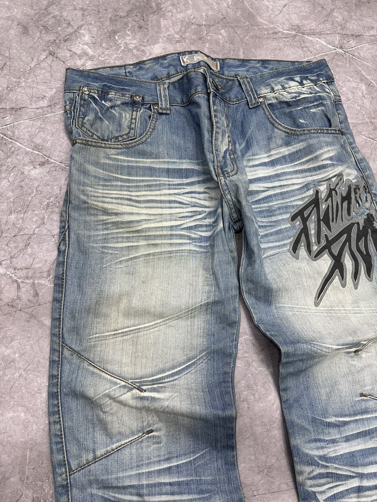 14th Addiction × Japanese Brand × Le Grande Bleu (L.G.B.) SALE💣💣 Junya Watanabe G Star Style Raw Bondage GOA Cargo Size US 36 / EU 52 - 5 Thumbnail