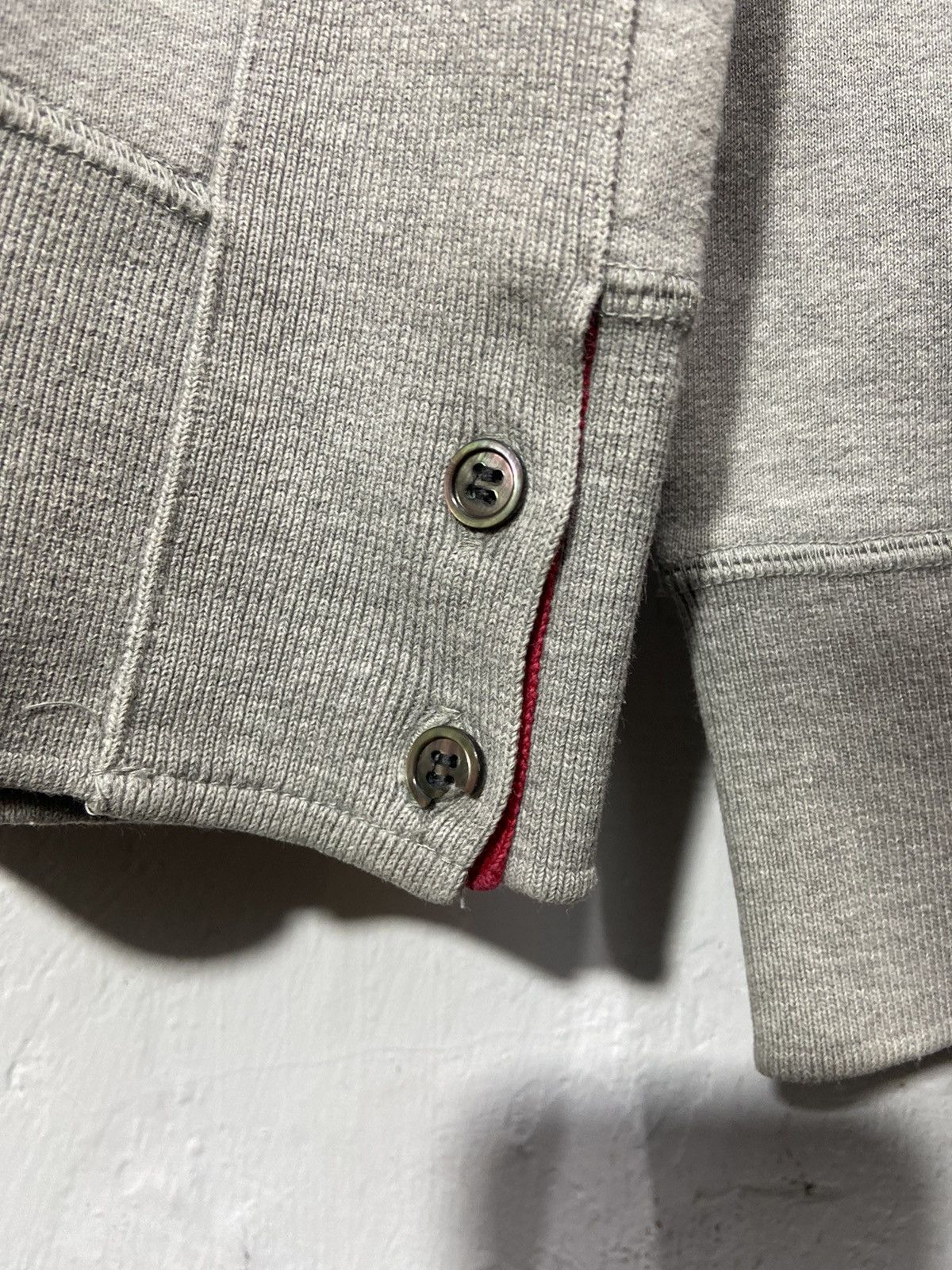 Thom Browne Thom Browne - 4 Bar Sweatshirt Grey Size US L / EU 52-54 / 3 - 9 Thumbnail