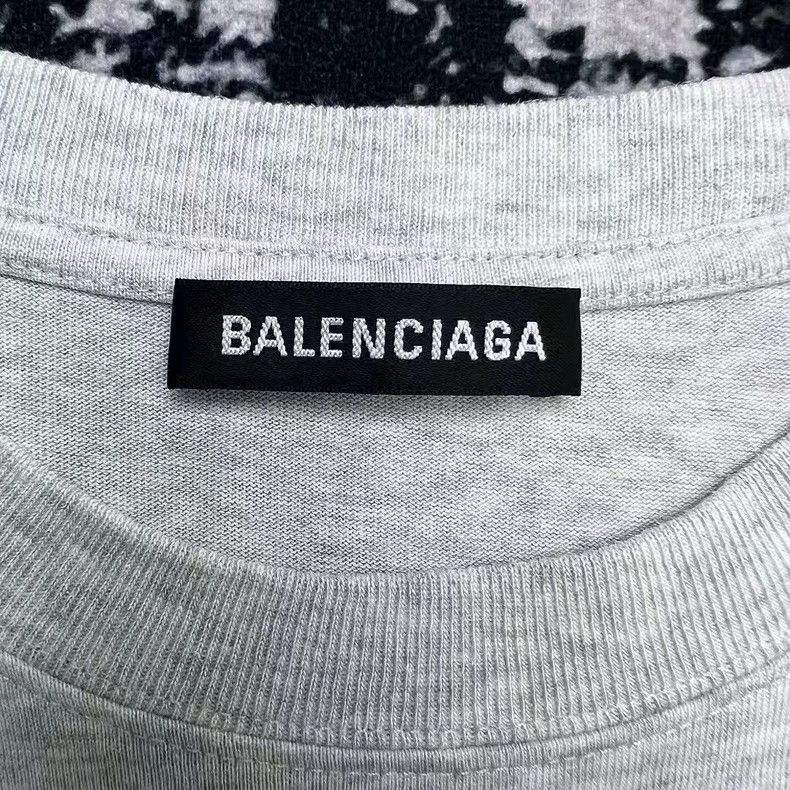 Balenciaga Balenciaga Logo Printed Short Sleeve Tee Size US M / EU 48-50 / 2 - 3 Thumbnail