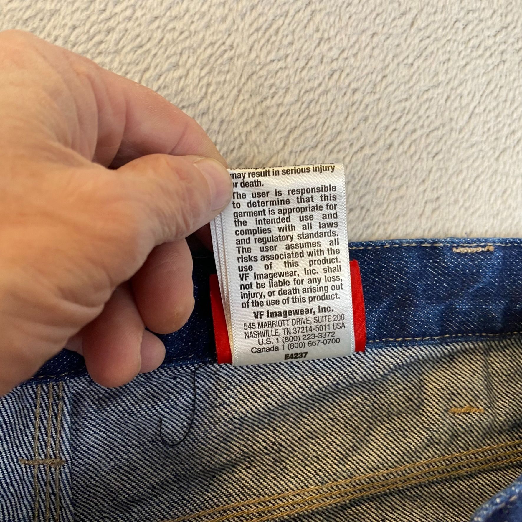 Dickies Dickies Mens Jeans Size 36X32 Relaxed Fit Flame-Resistant Bl Size US 36 / EU 52 - 12 Thumbnail
