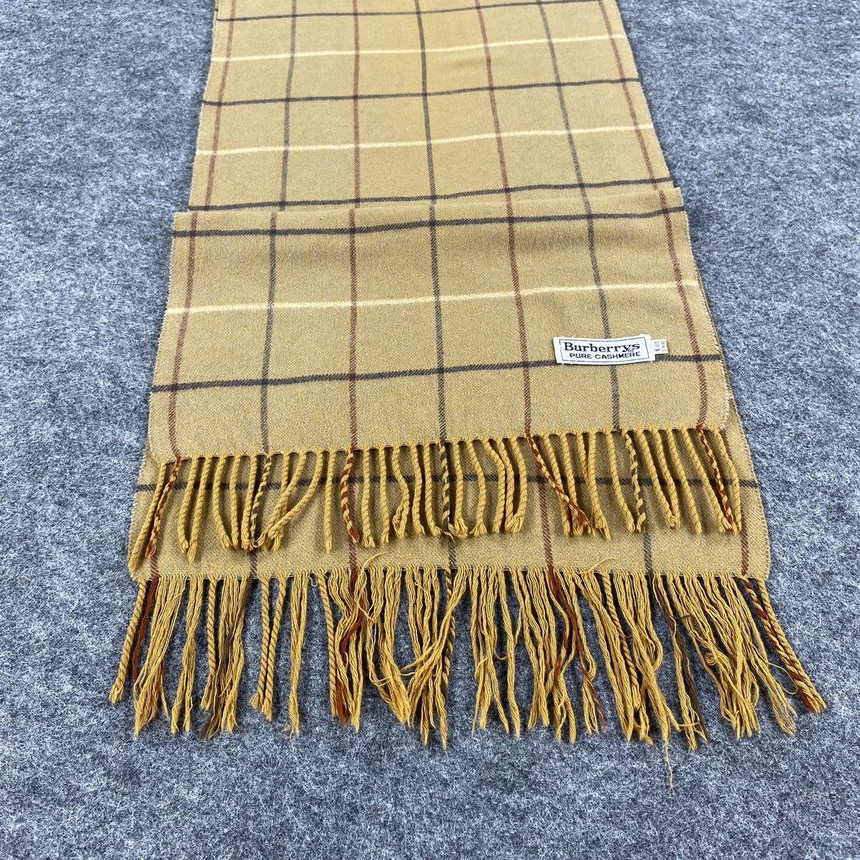 Burberry × Vintage Burberrys Scarf # DZ045 # Muffler # Neckwear Size ONE SIZE - 7 Thumbnail