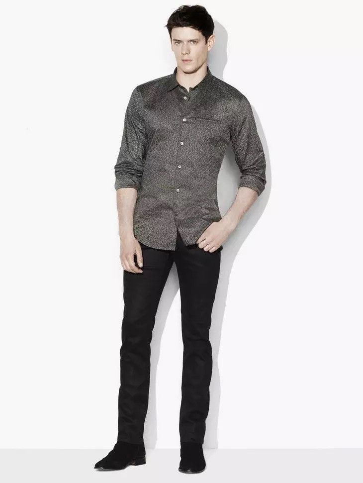 John Varvatos Bobcat print shirt. Small Size US S / EU 44-46 / 1 - 1 Thumbnail