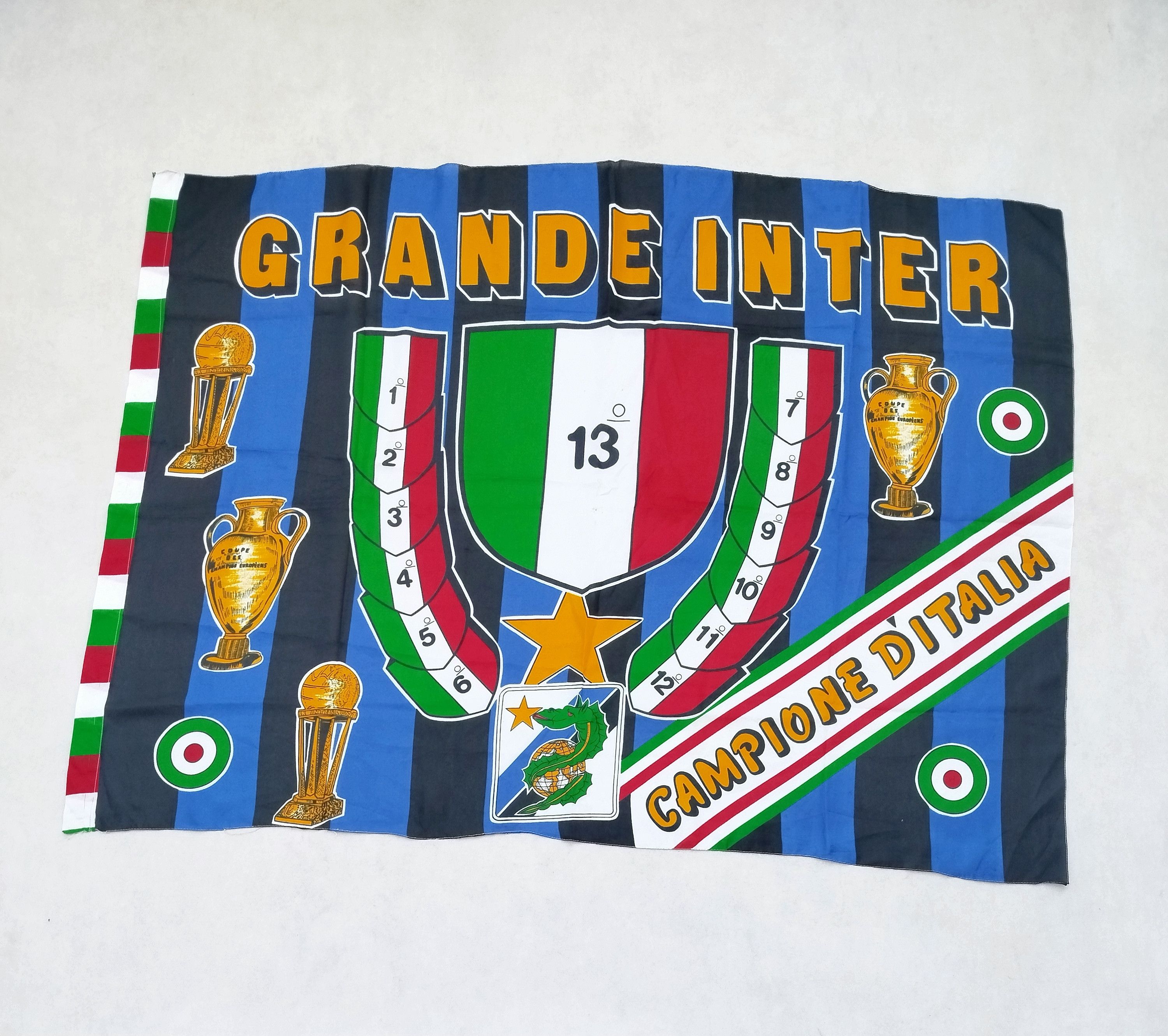 Other Inter milan vintage flag soccer flag Size ONE SIZE - 1 Thumbnail
