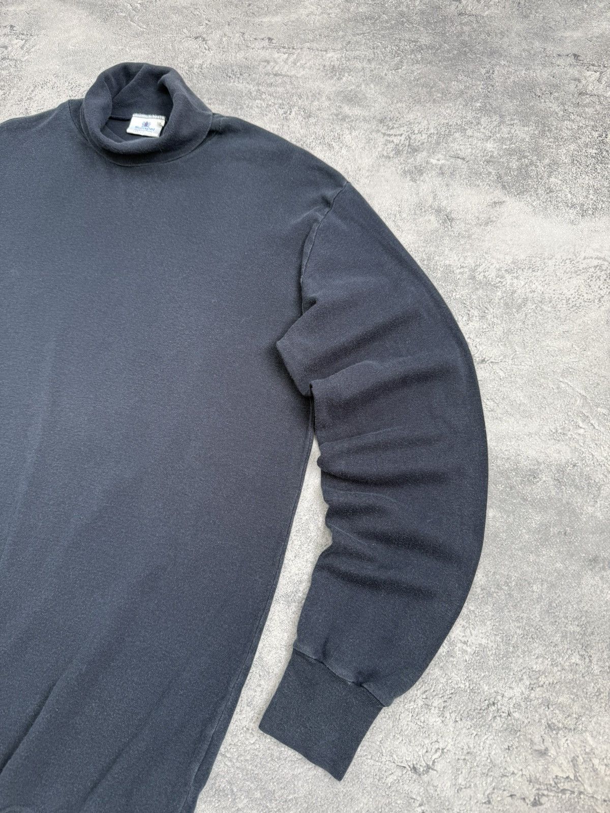 Sunspel Sunspel Vintage Turtleneck Long Sleeve Tee Made In England Size US L / EU 52-54 / 3 - 8 Thumbnail