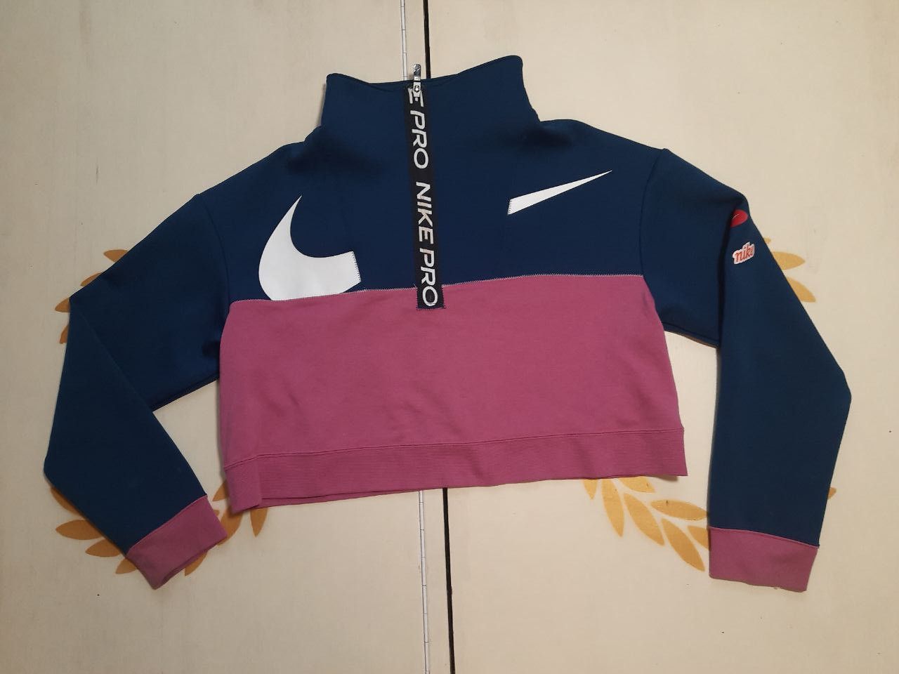 Nike Nike Pro Get Fit Women's Fleece 1/2-zip Jacket Size S / US 4 / IT 40 - 3 Thumbnail