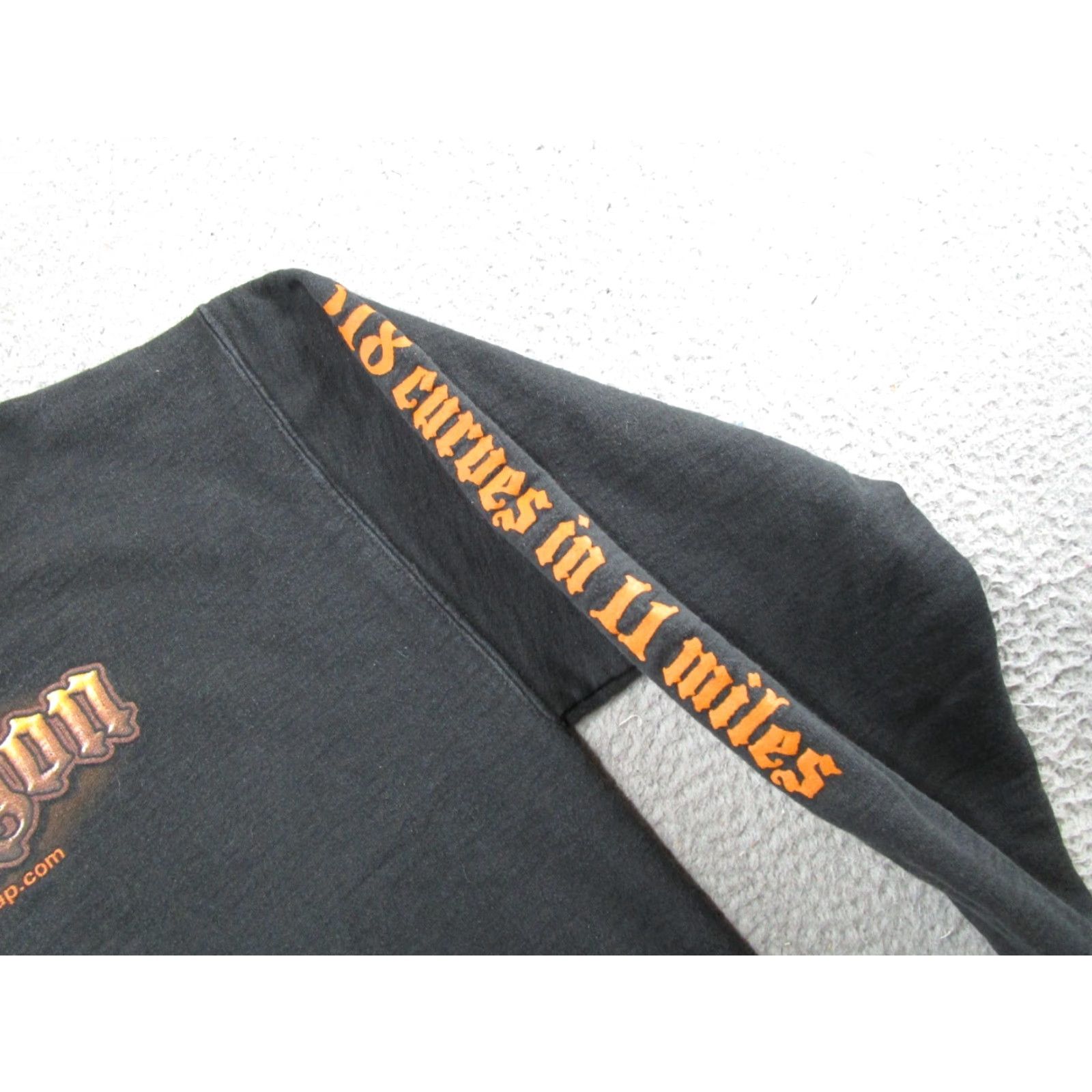 Jerzees VINTAGE Vintage Y2K The Dragon Curves Motorcycle Bike Ride Spell Out Hoodie Size L Size US L / EU 52-54 / 3 - 3 Thumbnail