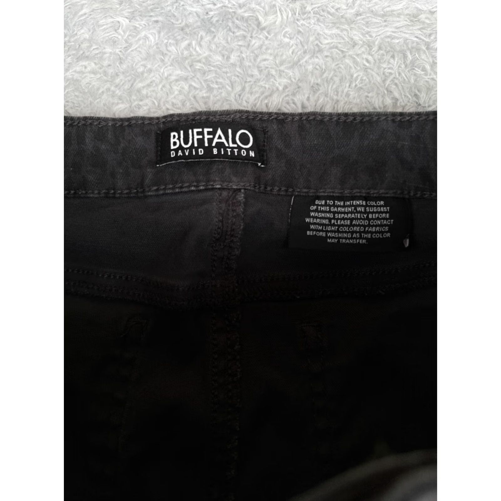 Buffalo David Bitton VINTAGE Buffalo Denim Jeans Women's Medium Tapered Skinny Animal Print 90s Gray Size 28" / US 6 / IT 42 - 6 Thumbnail