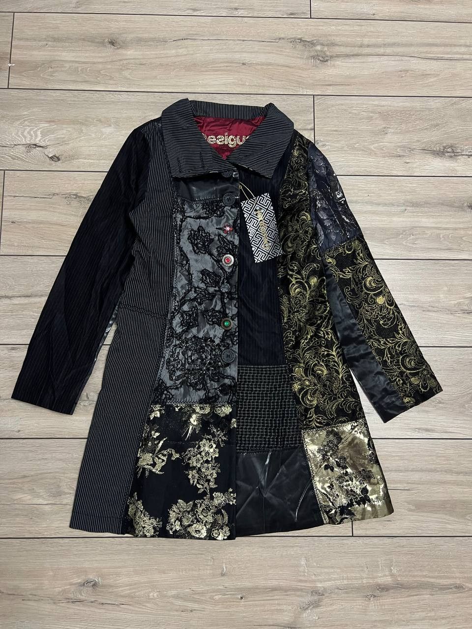 Desigual Womens Desigual Overcoat Lightweight Coat 01E2900 EUR42 us10 Size M / US 6-8 / IT 42-44 - 1 Thumbnail