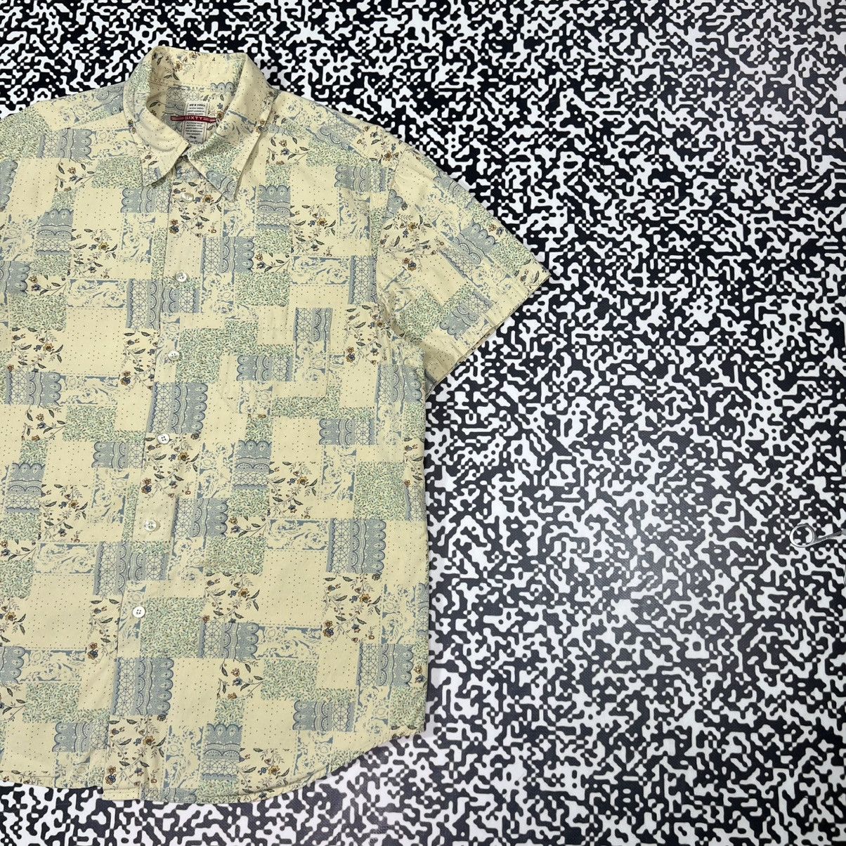 Sixty Vintage Y2K Miss Sixty Hawaiian Kapital Style Abstract Shirt Size US XL / EU 56 / 4 - 3 Thumbnail