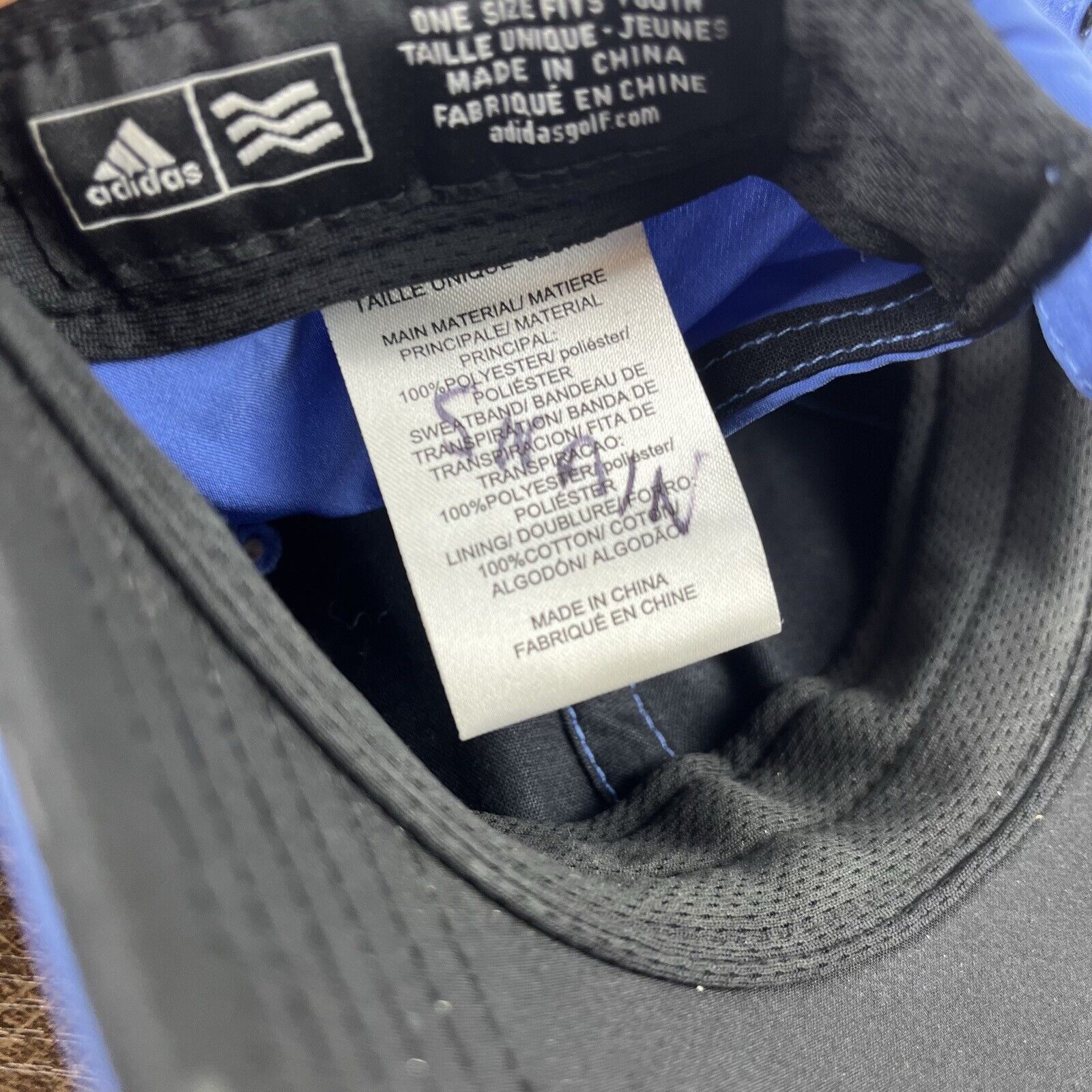 Adidas Adidas Blue Cap Hat Running Hat Blue Adjustable Hat Blue Adu Size ONE SIZE - 15 Thumbnail