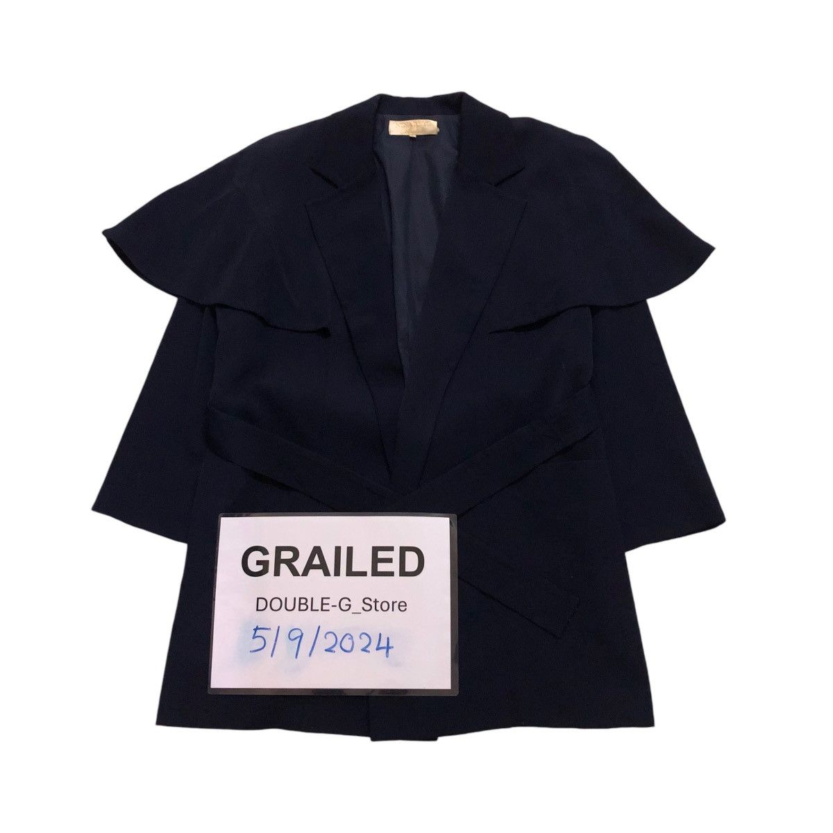 Designer 📌VINTAGE HEAVY JACKET DOUBLE LAYER BREAST NINA RICCI Size US M / EU 48-50 / 2 - 1 Thumbnail