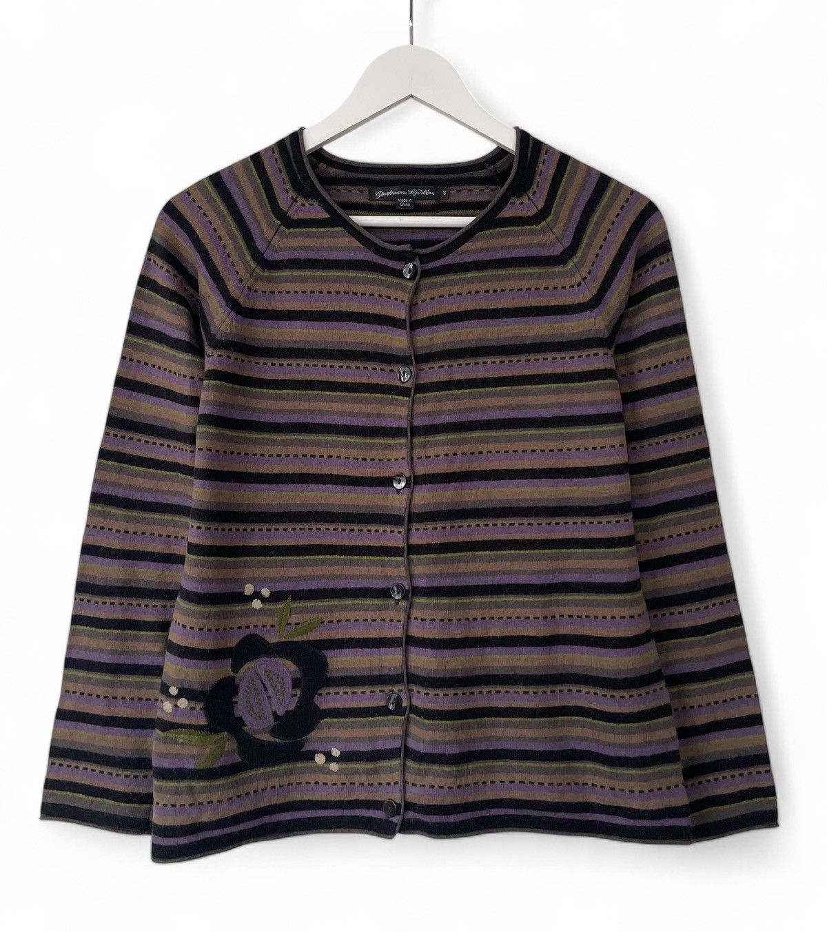 Other Gudrun Sjoden Print Wool Cardigan Women's Size S Size S / US 4 / IT 40 - 1 Thumbnail