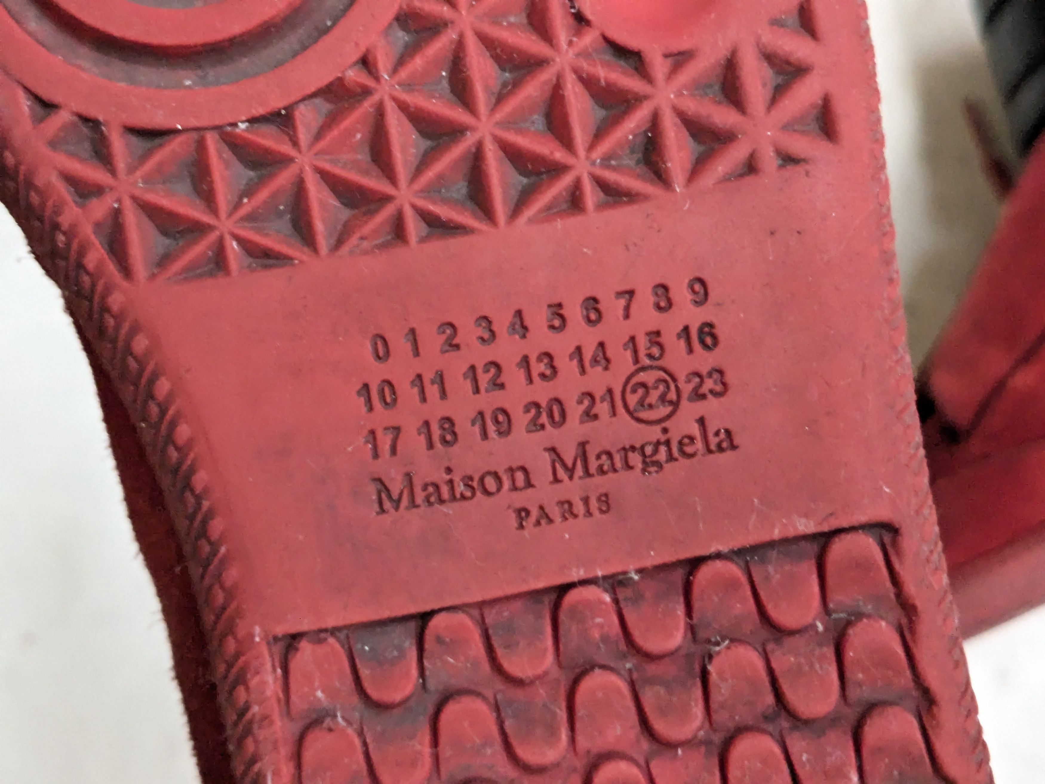 Maison Margiela Maison Margiela Future Red Black 7 40 High Tops Suede Size US 7 / EU 40 - 18 Thumbnail