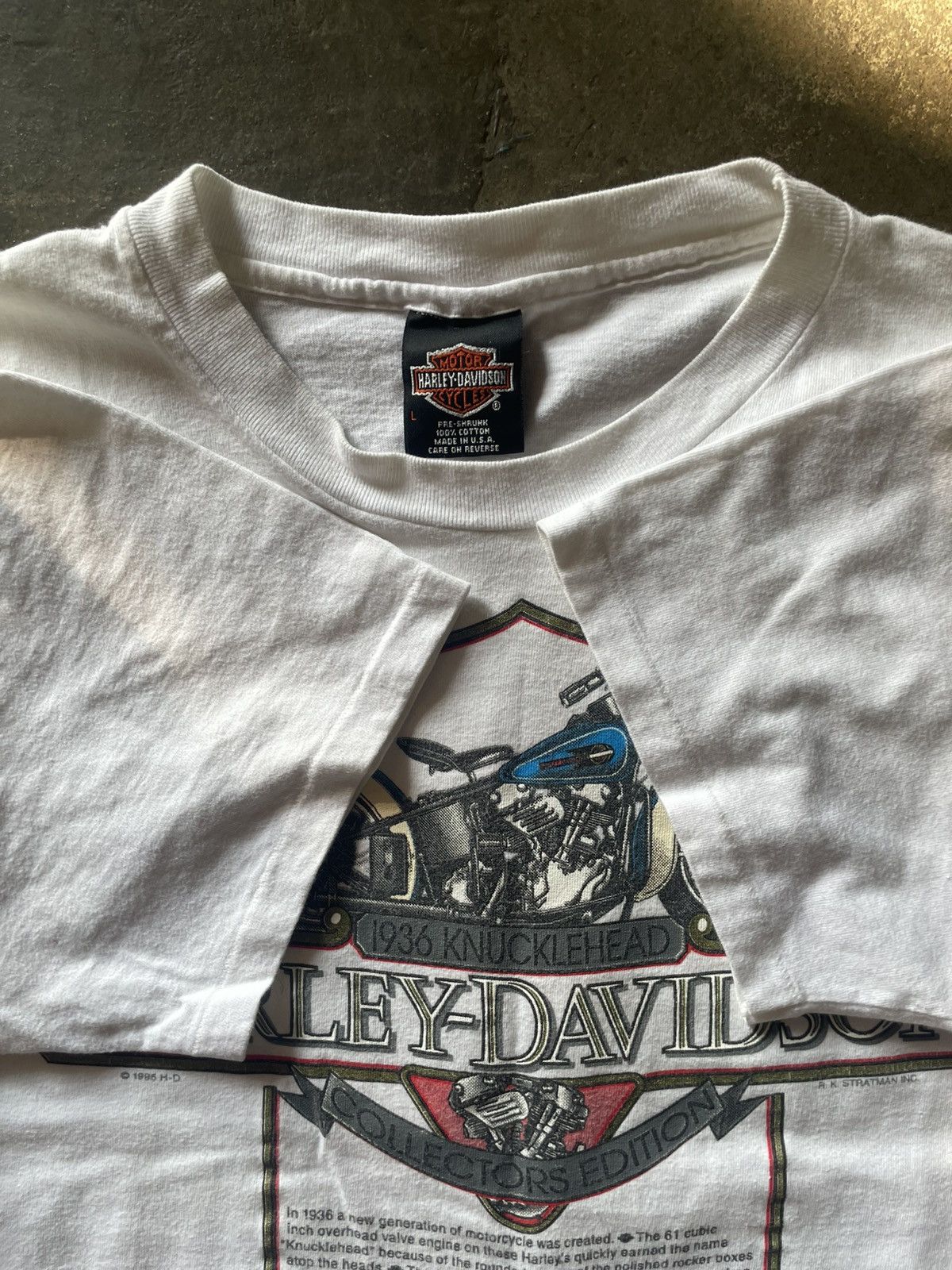 Harley Davidson Harleys davidson t-shirt 90’s Size US L / EU 52-54 / 3 - 3 Thumbnail