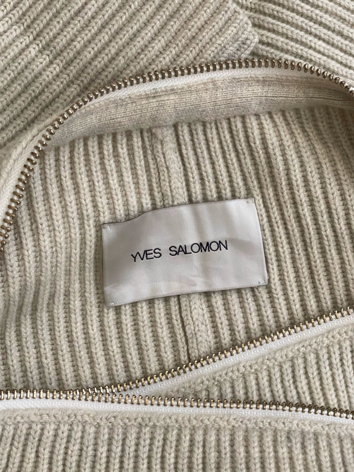 Yves Salomon Yves Salomon wool/cashmere zip sweater/dress Size S / US 4 / IT 40 - 8 Thumbnail