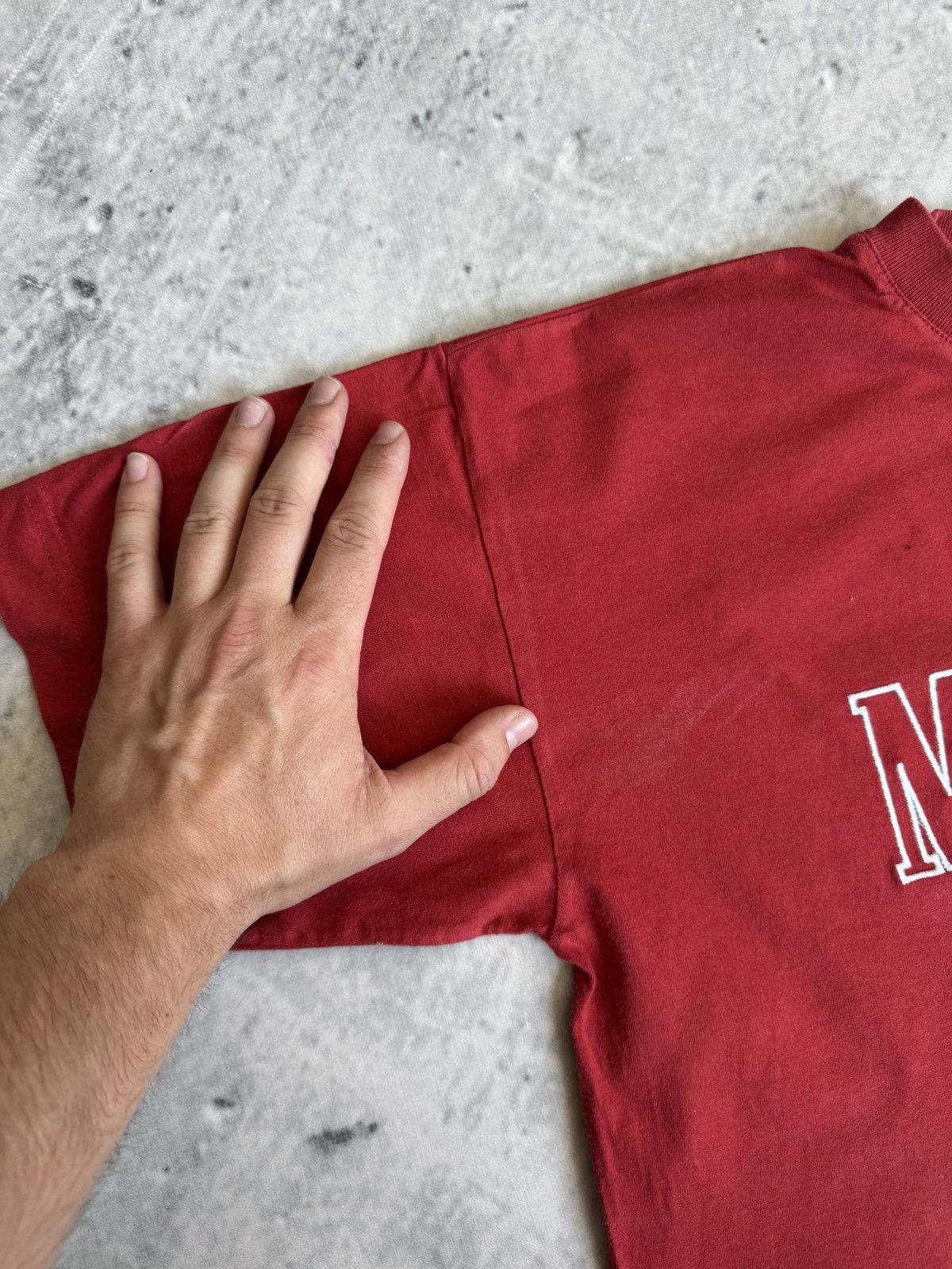 Marlboro Marlboro big logo red tee Size US M / EU 48-50 / 2 - 3 Thumbnail