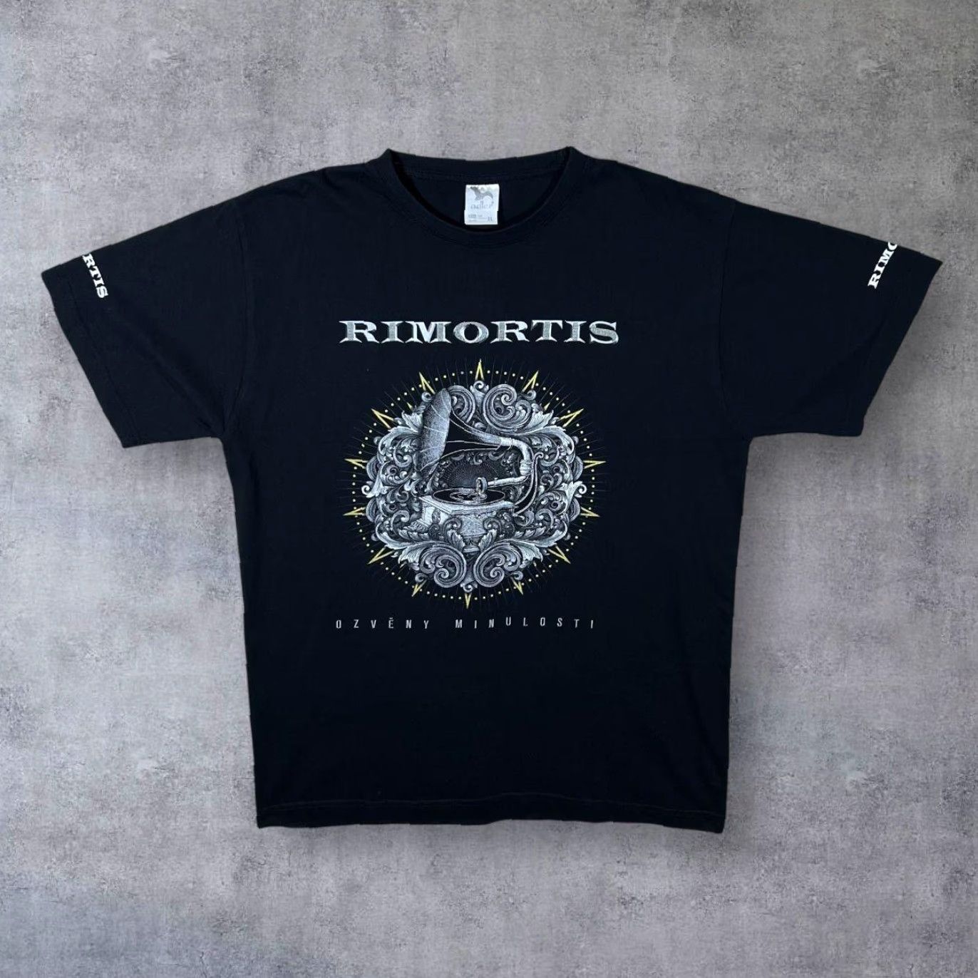 Vintage Rimortis (2015) “Ozveny Minulosti” Melodic Power Heavy Metal Band Black T-Shirt XL L Mens Shirt Size US XL / EU 56 / 4 - 2 Thumbnail