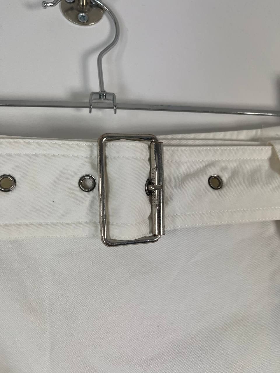 Burberry Burberry London Cotton Midi Skirt White Women’s Size 46 Size M / US 6-8 / IT 42-44 - 2 Thumbnail