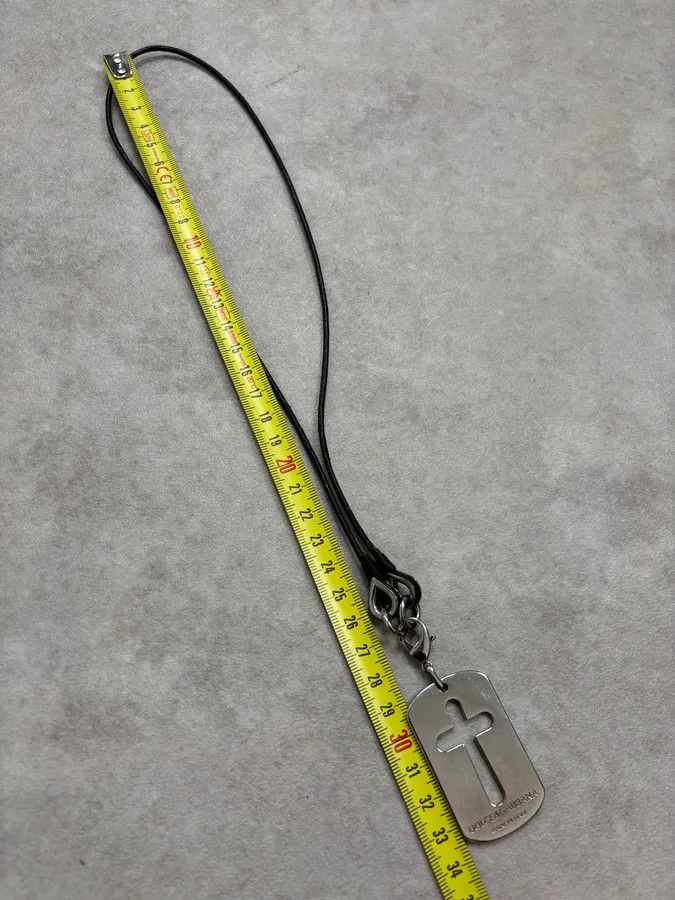 Dolce & Gabbana AW2005 Dolce & Gabbana Cross Dog Tag Necklace Size ONE SIZE - 7 Thumbnail