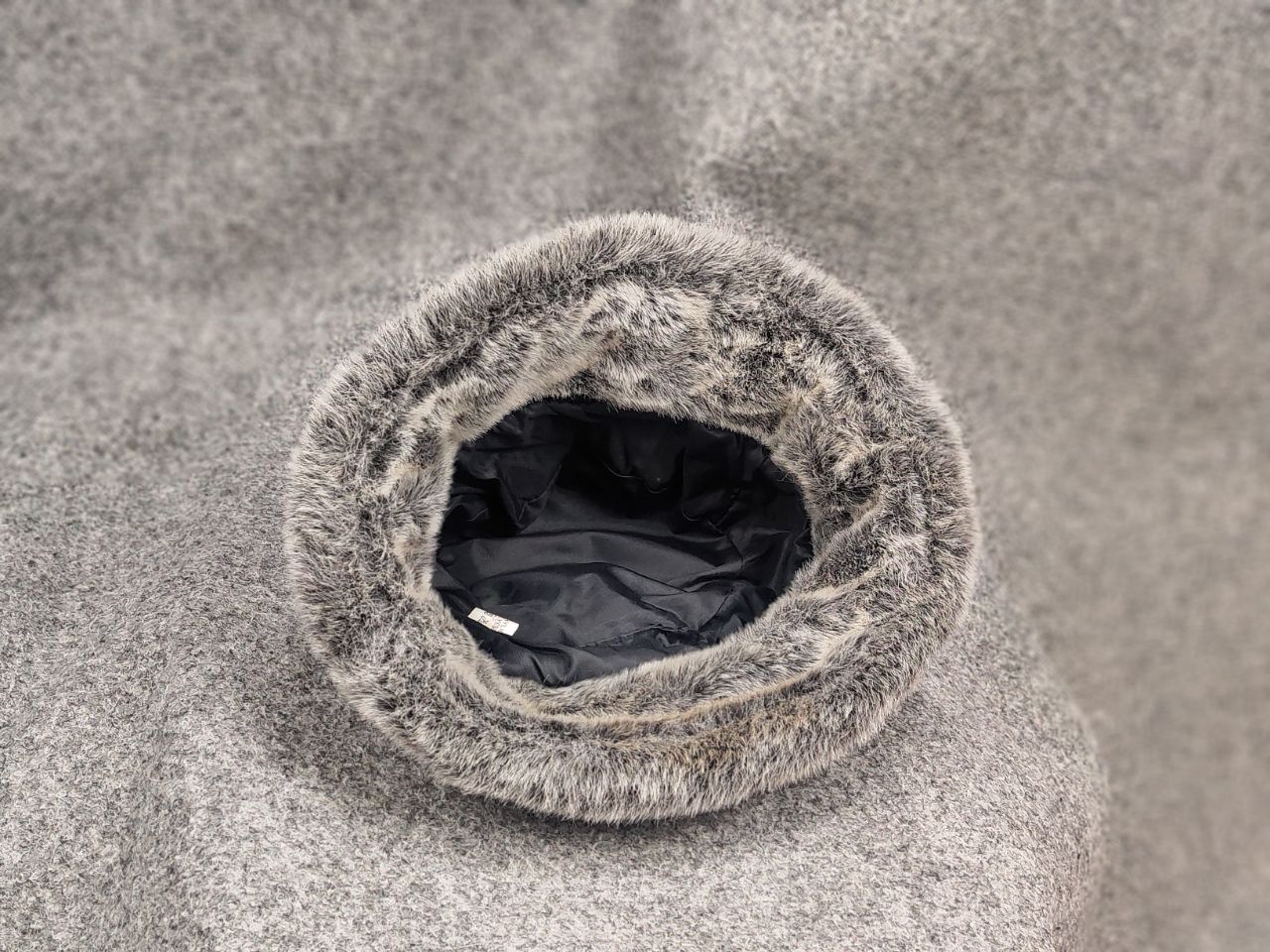 If Six Was Nine Vintage Y2K Japan Style Fuzzy Gray Hat Panama Cap Unisex Size ONE SIZE - 8 Thumbnail