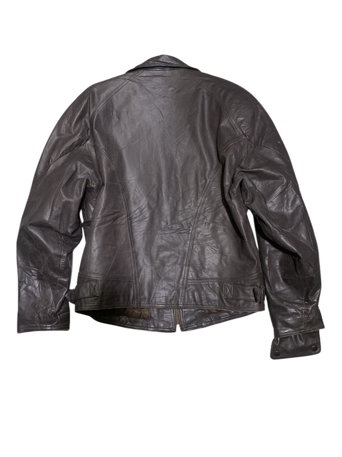 Japanese Brand × Yoshiyuki Konishi Vintage Leather Jacket Ficce Razza by Yoshiyuki Konishi Size US L / EU 52-54 / 3 - 2 Thumbnail
