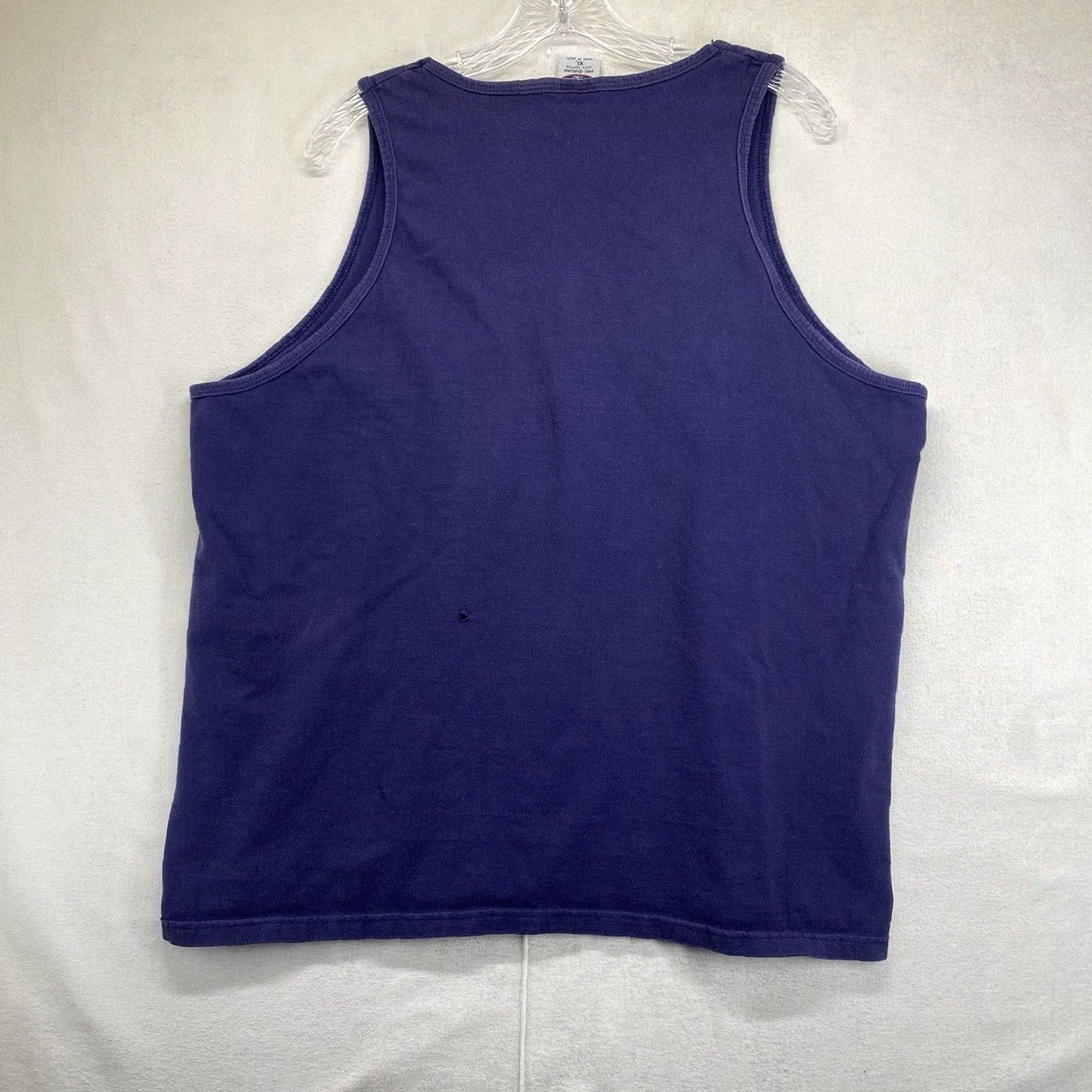 Vintage VINTAGE Wings Florida Beach T-Shirt Men Large Blue Summer Sleeveless Graphic Print Size US L / EU 52-54 / 3 - 3 Thumbnail