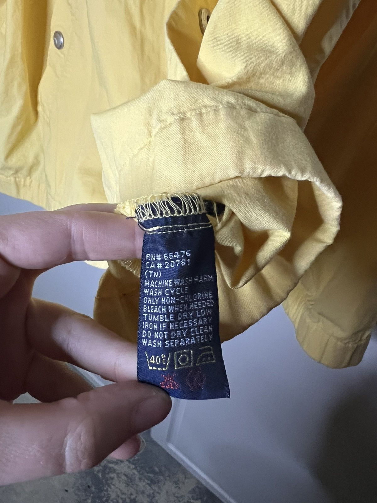 Tommy Hilfiger × Vintage Vintage Butter Yellow Toy Hilfiger Jacket Size US XL / EU 56 / 4 - 11 Thumbnail