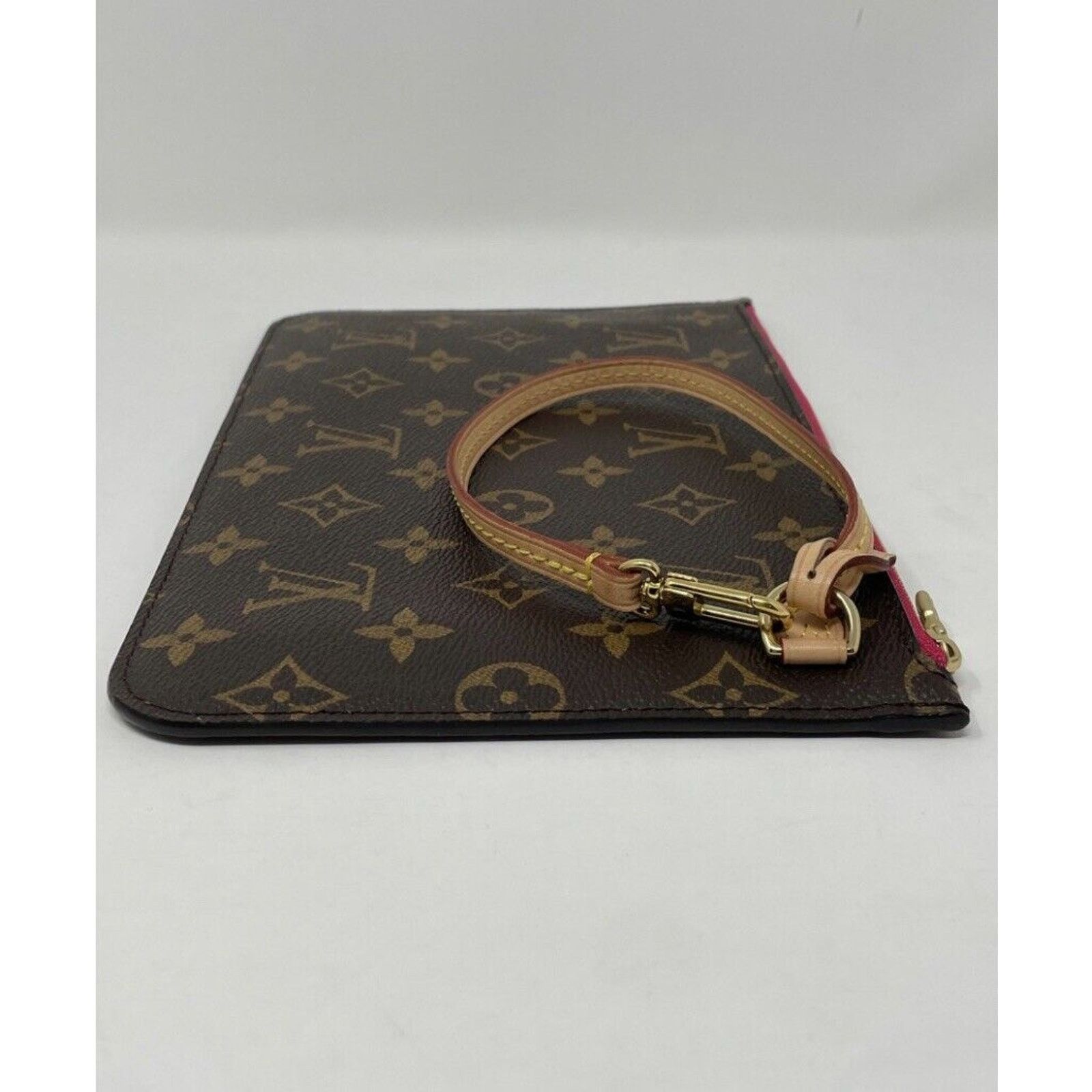 Louis Vuitton LOUIS VUITTON Large Monogram Pink Pouch Pochette Clutch Size ONE SIZE - 8 Thumbnail