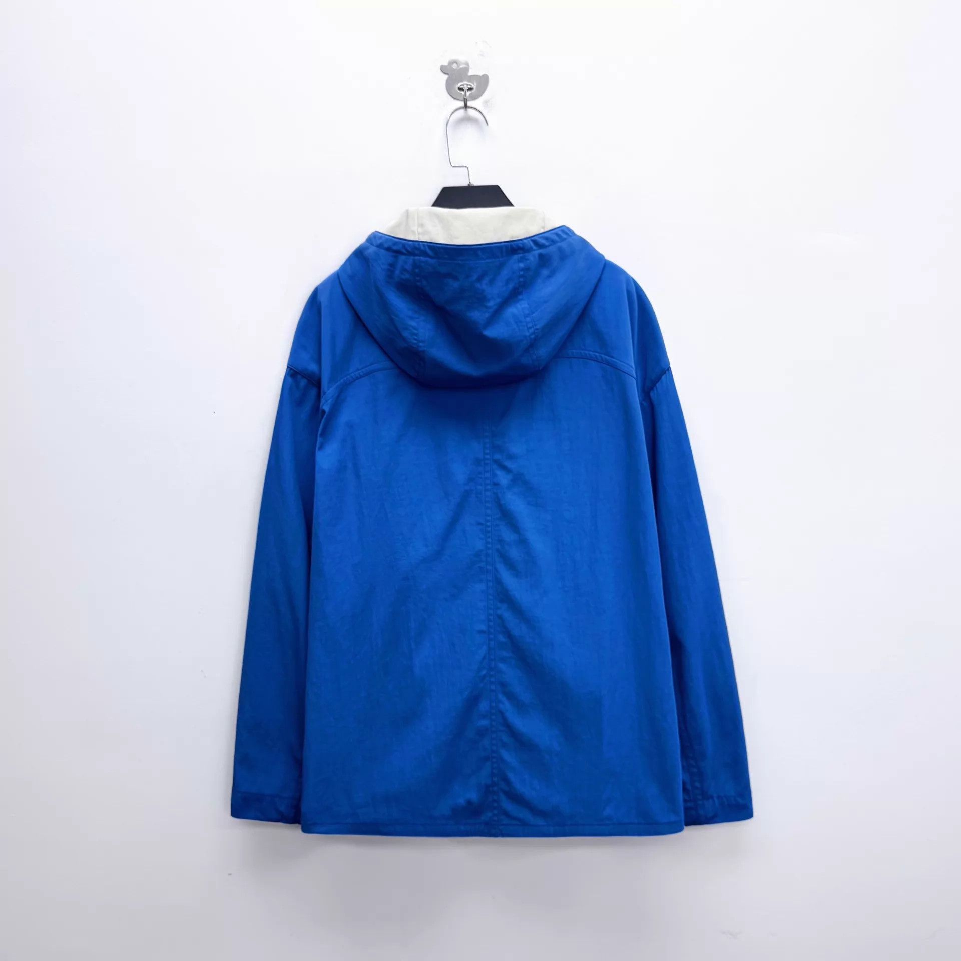 Hermes Hermes Rare Blue Tech Fabric Hooded Jacket 48 EU Size US M / EU 48-50 / 2 - 2 Thumbnail