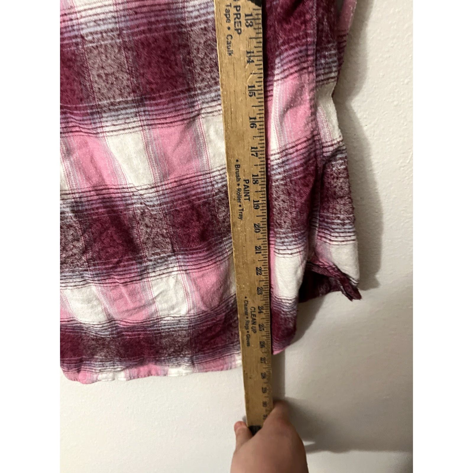 Gap Gap Button-Up Shirt Womens Plaid Pink Medium Size M / US 6-8 / IT 42-44 - 4 Thumbnail