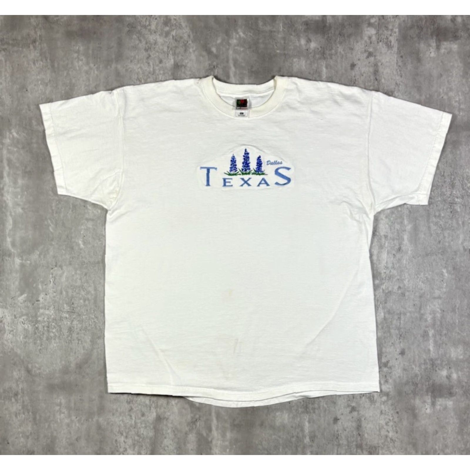 Fruit Of The Loom Vintage 90s Dallas Texas Flower T Shirt 2XL Size US XXL / EU 58 / 5 - 3 Thumbnail