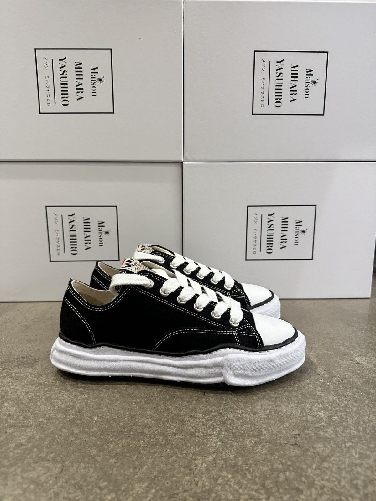 MAISON MIHARA YASUHIRO - Peterson Low Black Sneakers