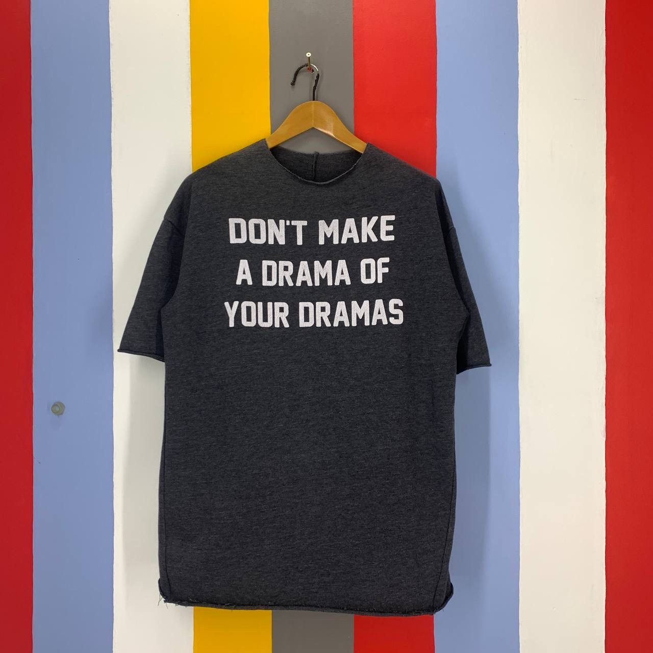 Zara ZARA Dont Make A Drama On Your Dramas Sweatshirt #2317-02 Size US L / EU 52-54 / 3 - 1 Preview