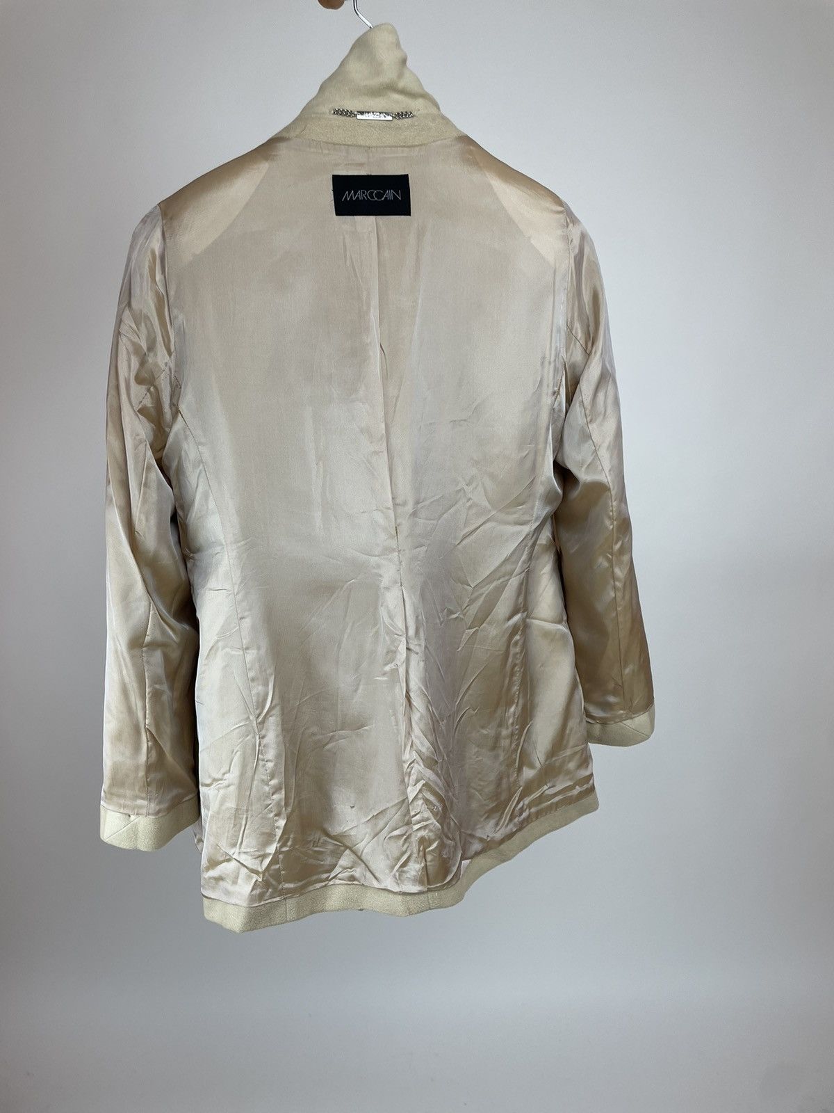 Other MARC CAIN WOOL/Angora BEIGE COAT Double-breasted WOMENS Size M / US 6-8 / IT 42-44 - 14 Thumbnail