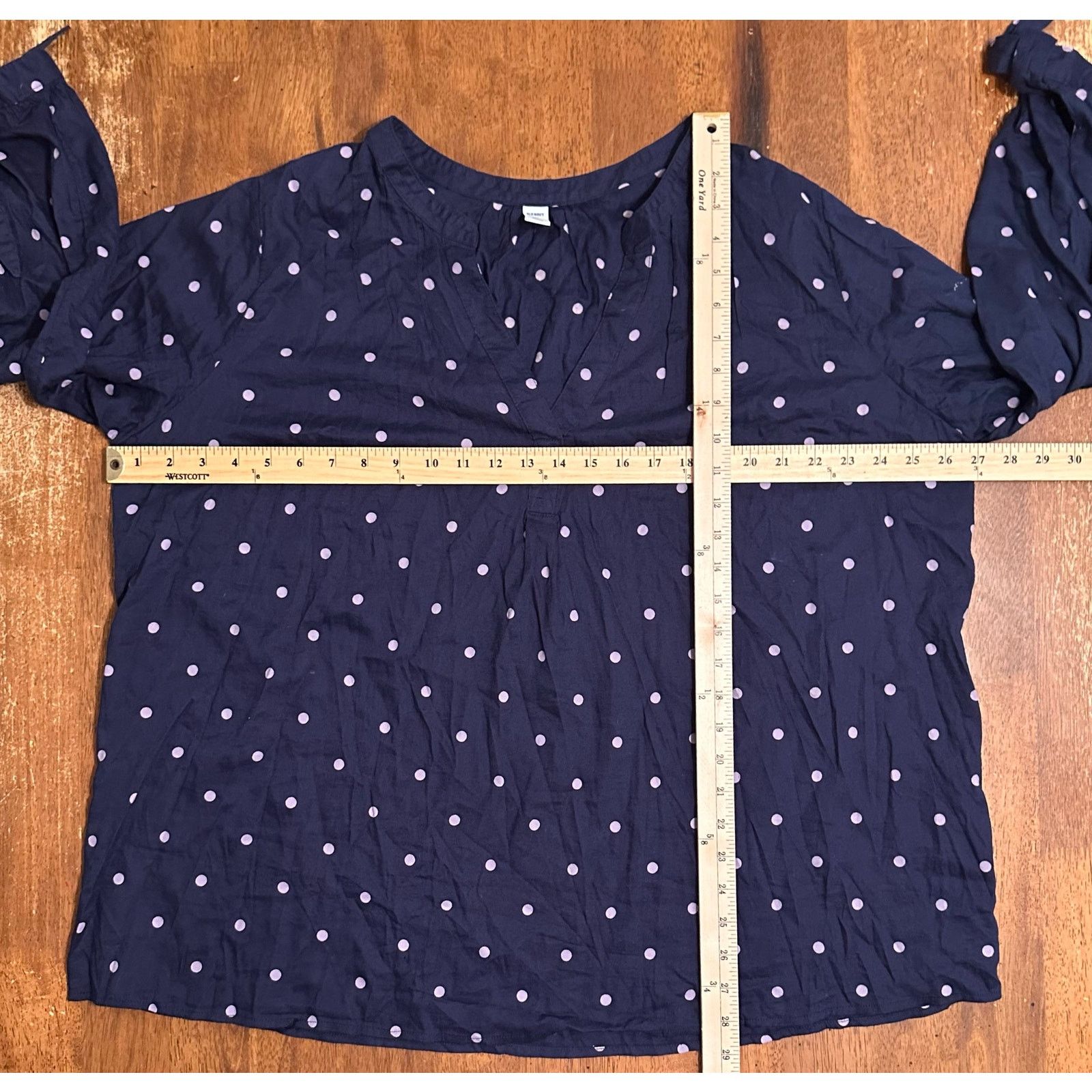 Old Navy EUC Old Navy Polka Dot Tunic Top Size 2X Size XXL / US 16-18 / IT 52-54 - 5 Thumbnail