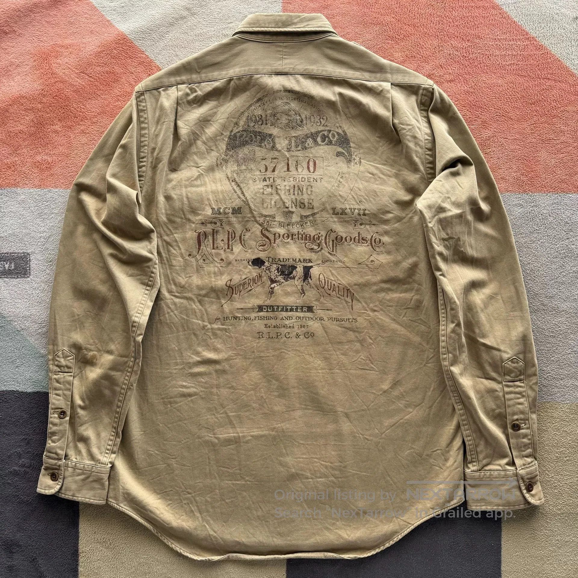 RRL Ralph Lauren Ralph Lauren Polo Outdoor Hunting Shirt. Size US M / EU 48-50 / 2 - 1 Thumbnail