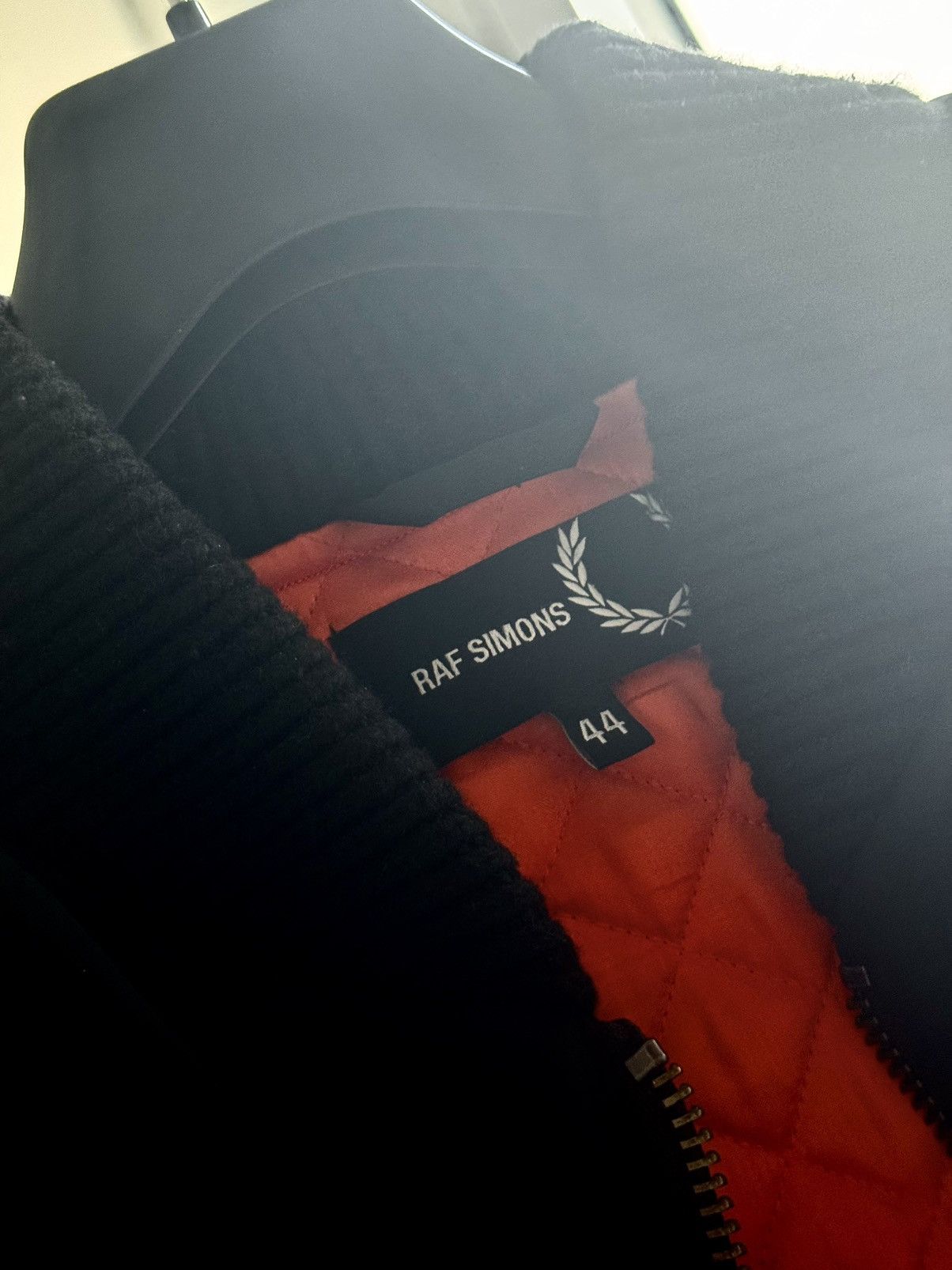 Fred Perry × Raf Simons Raf Simons x Fred Perry Flight Bomber Jacket size 44 XL Size US XL / EU 56 / 4 - 5 Thumbnail