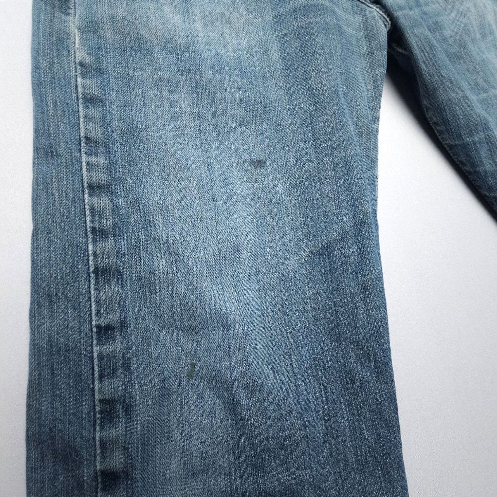 Levi's VINTAGE Levi's 501 Jeans Mens 31 x 30 Dark Wash Blue Y2K 2000s Denim Jeans Mens Leather Patch Button Fly Retro American Classic Size US 31 - 7 Thumbnail