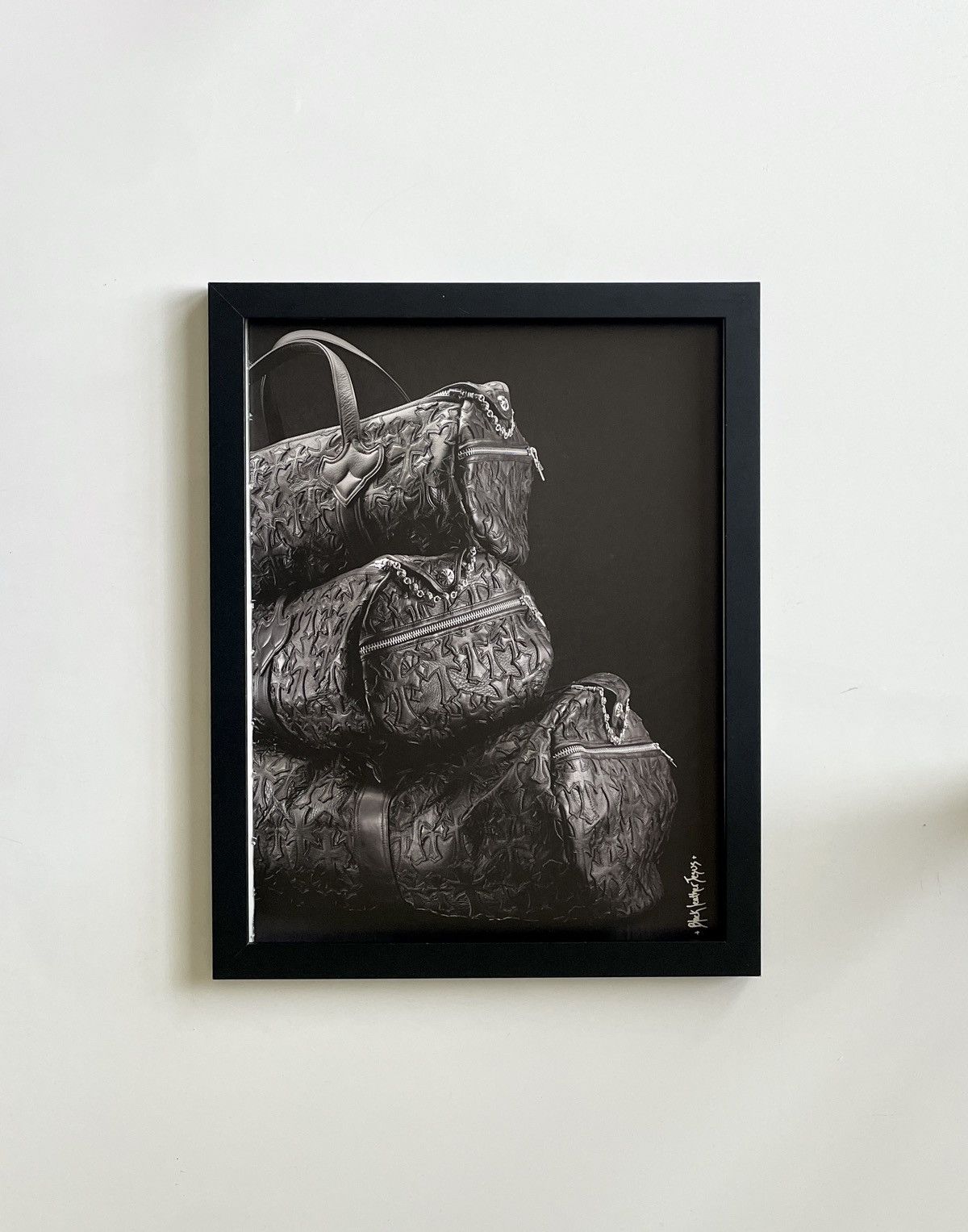 Chrome Hearts duffle bags photo Poster framed 9x11