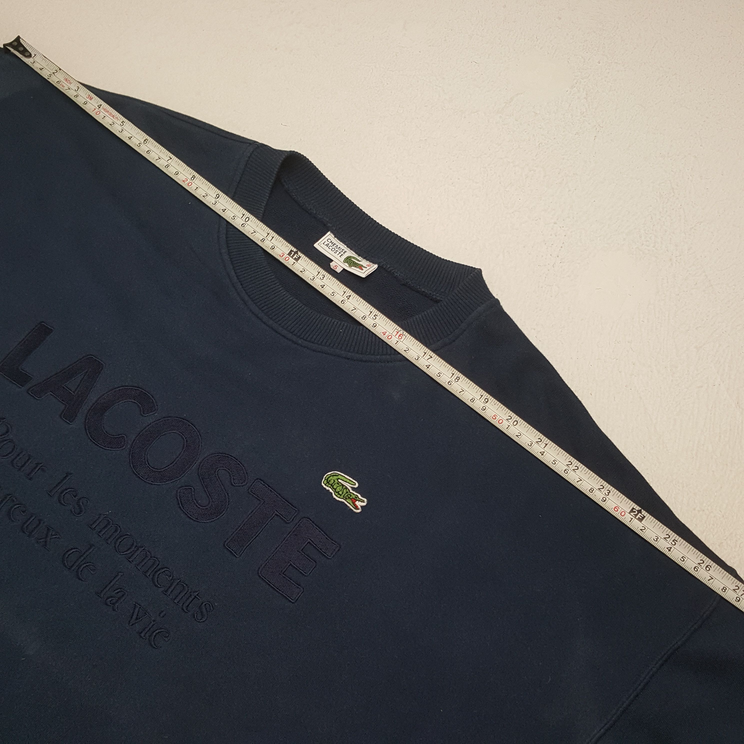 Lacoste LACOSTE Spellout Design Sweatshirt C290N26 Size US M / EU 48-50 / 2 - 5 Thumbnail