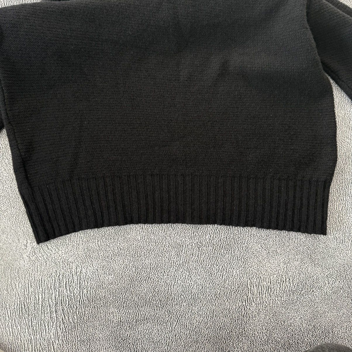 Stone Island Stone Island Vintage Wool Sweater AW01 Knit L Black Size US L / EU 52-54 / 3 - 13 Thumbnail