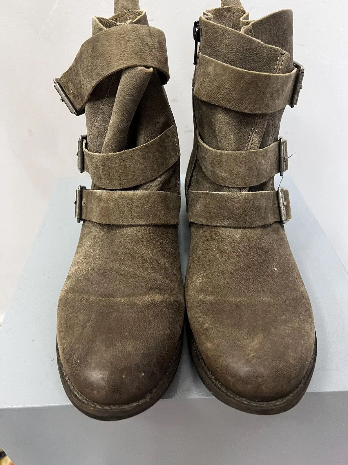 s.Oliver BELTED Maison margiela style ankle leather 90s y2k Boots Size US 7.5 / EU 40-41 - 9 Thumbnail